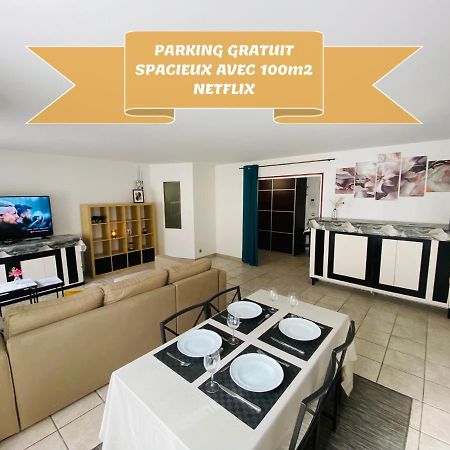 Parking & 100M2 En Plein Centre Ville Apartment แร็งส์ ภายนอก รูปภาพ