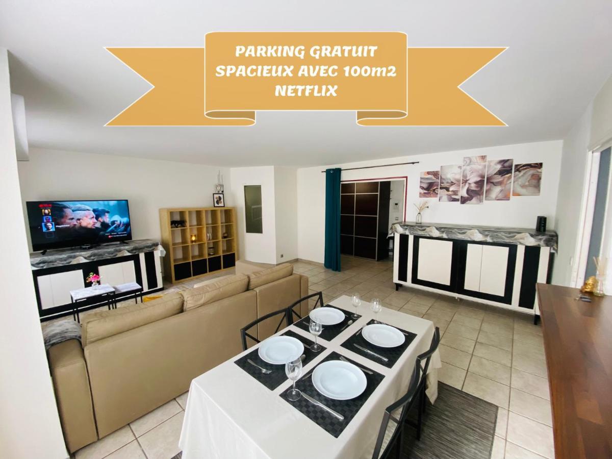 Parking & 100M2 En Plein Centre Ville Apartment แร็งส์ ภายนอก รูปภาพ